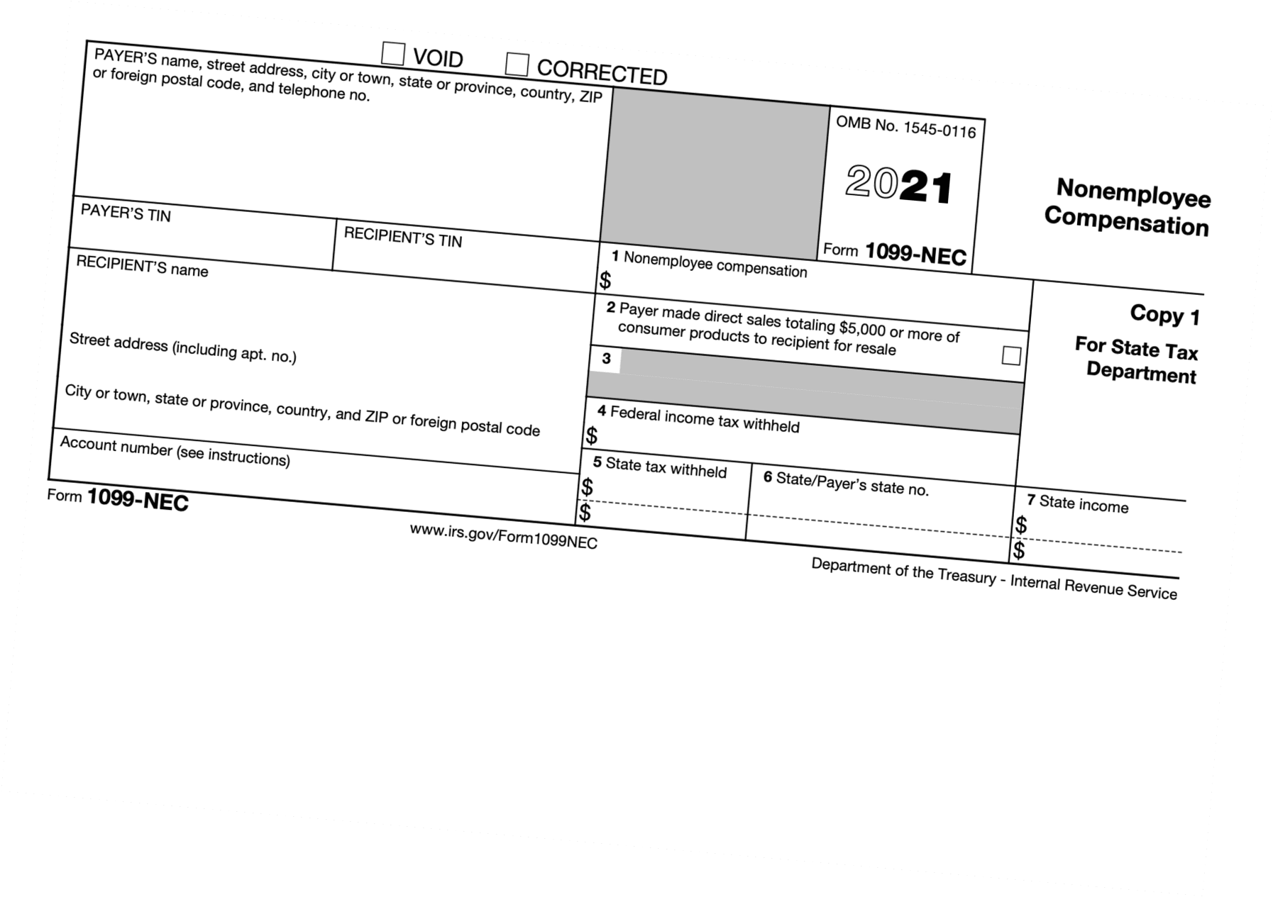 Printable 1099NEC Create & File With IRSTaxFilings