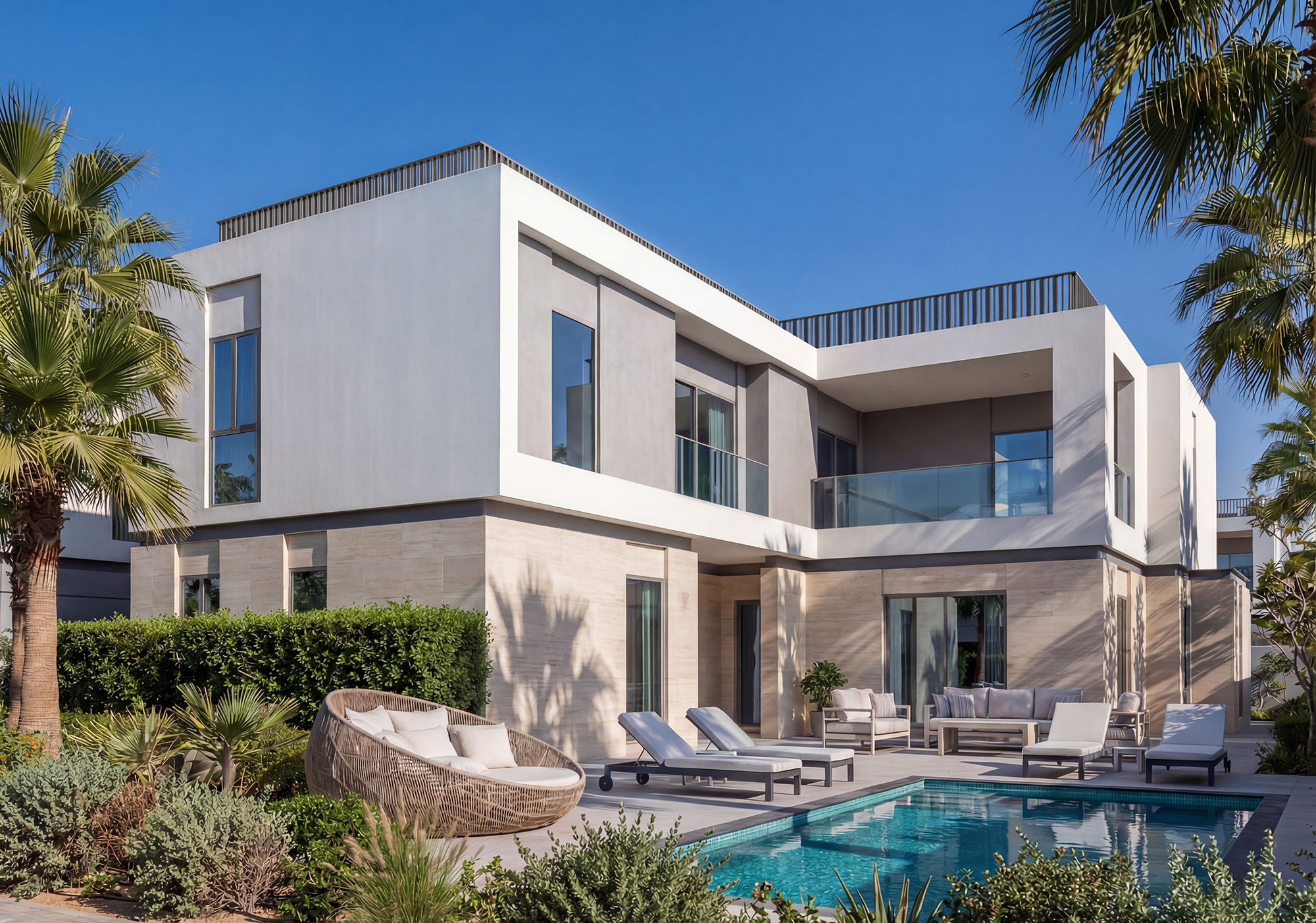 Sobha Sanctuary luxury villa with private pool, Dubai