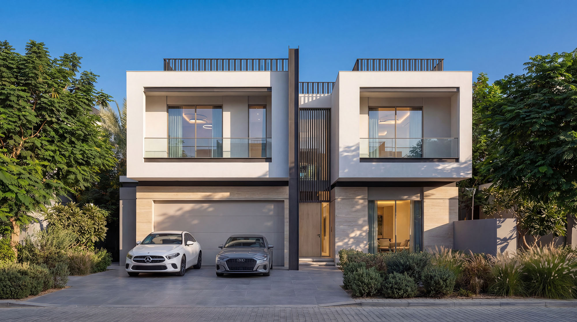4 bedroom villa front view