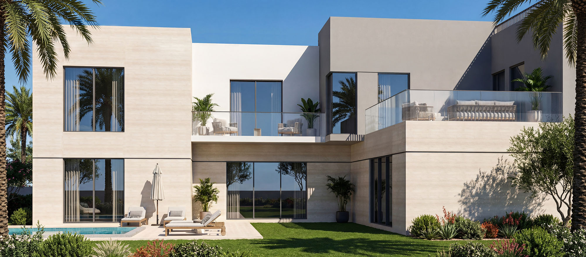 Sobha Sanctuary villa courtyard