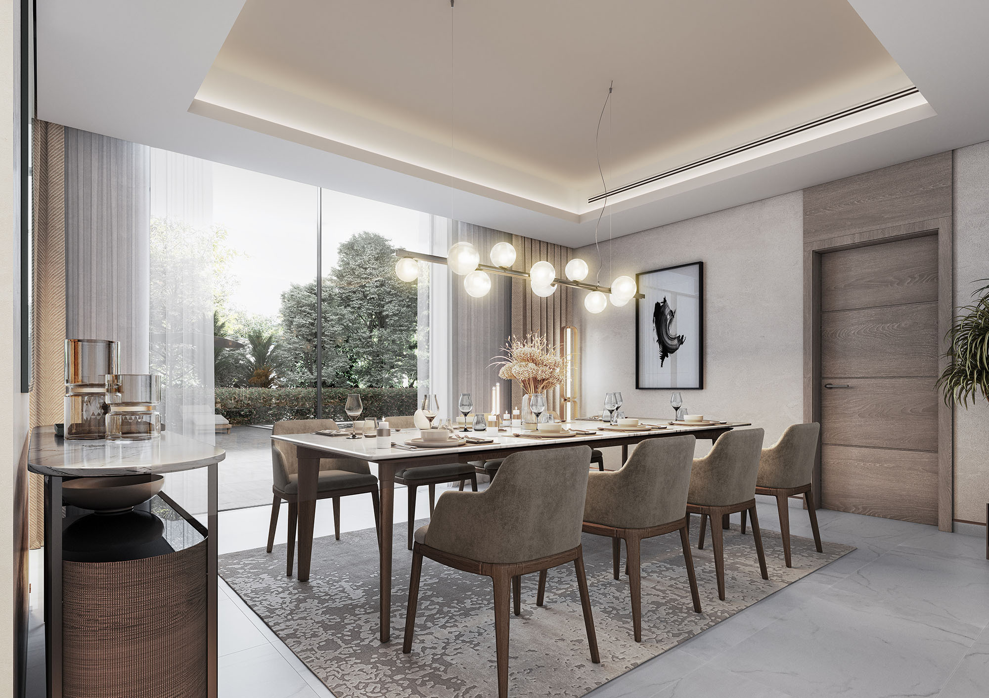 Villa dining room