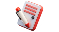 Icono de documento y lápiz