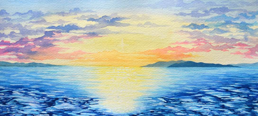 White rock beach by Mary Claire McCallum