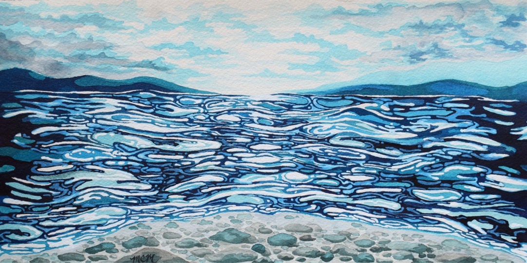 Fluid ocean by Mary Claire McCallum