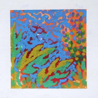 Tropical leaves 1 by Mary Claire McCallum