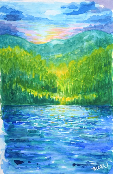 Birkenhead lake by Mary Claire McCallum