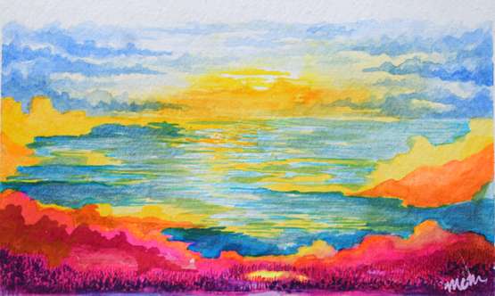 Bc coast sunset by Mary Claire McCallum