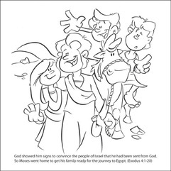 Books of the Bible Memory Cross panel 4