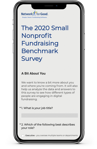 The 2020 Small Nonprofit Fundraising Benchmark Survey