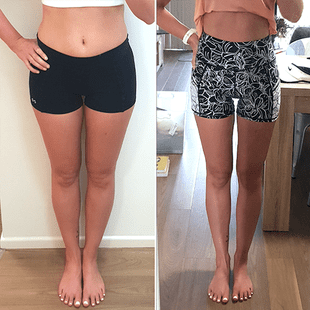 mesomorph before and after women