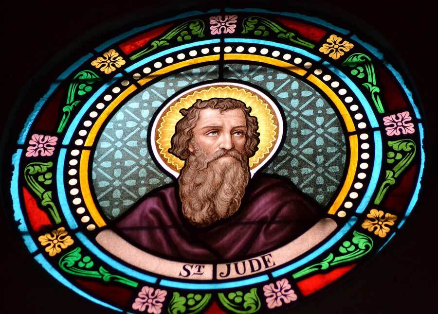 St Jude Stained Glass