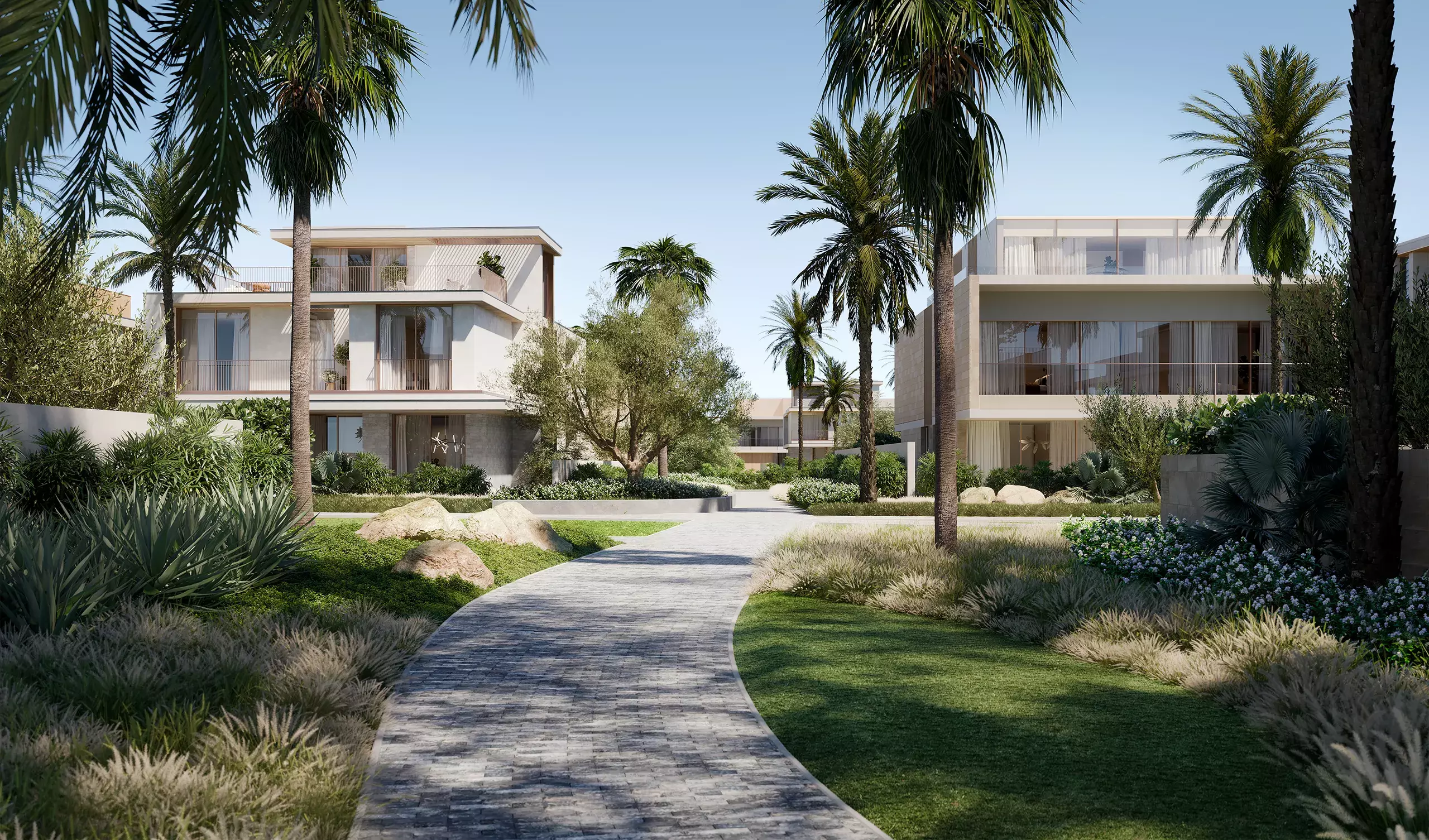 Garden villa exterior