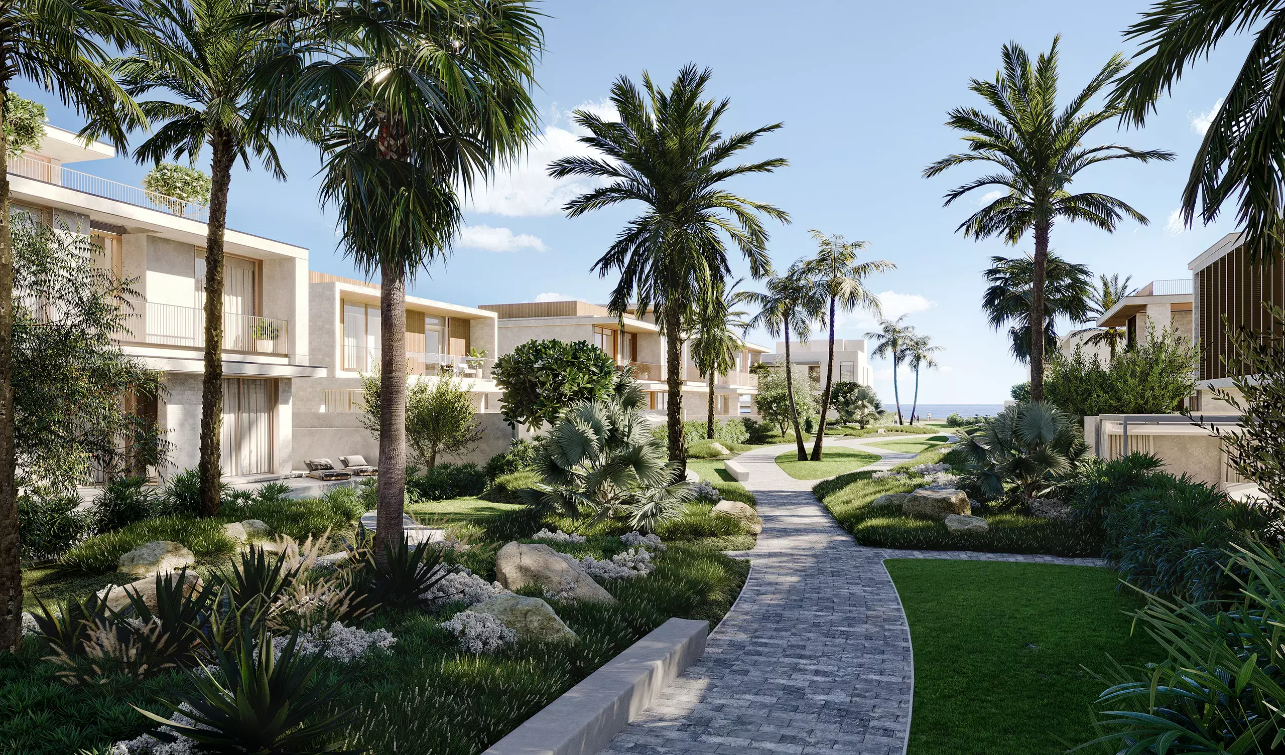 Parks and open space at Dubai Islands