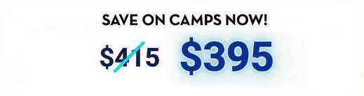 Save on camps now — limited-time pricing