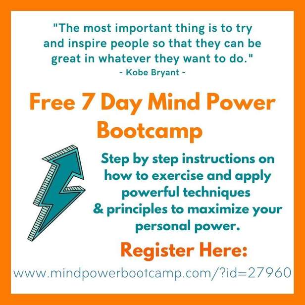 Free 7 Day Mind Power Bootcamp Banner