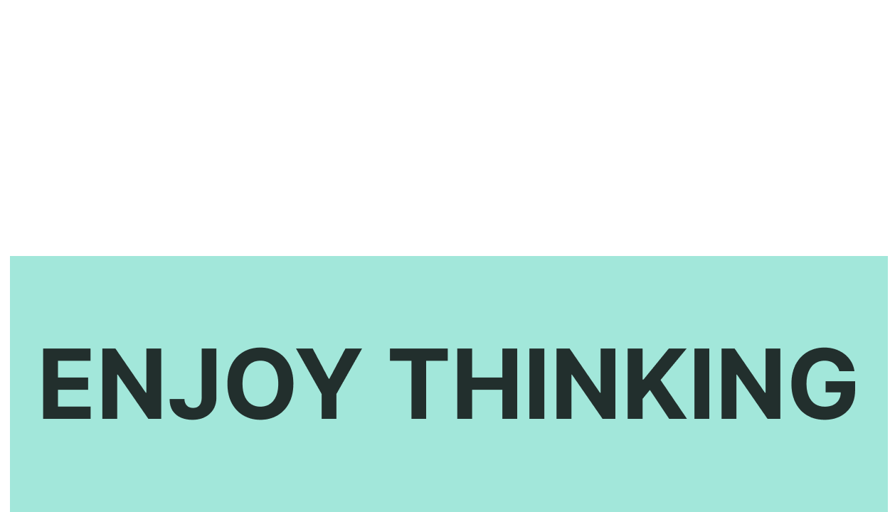 SUMA ENJOY THINKING
