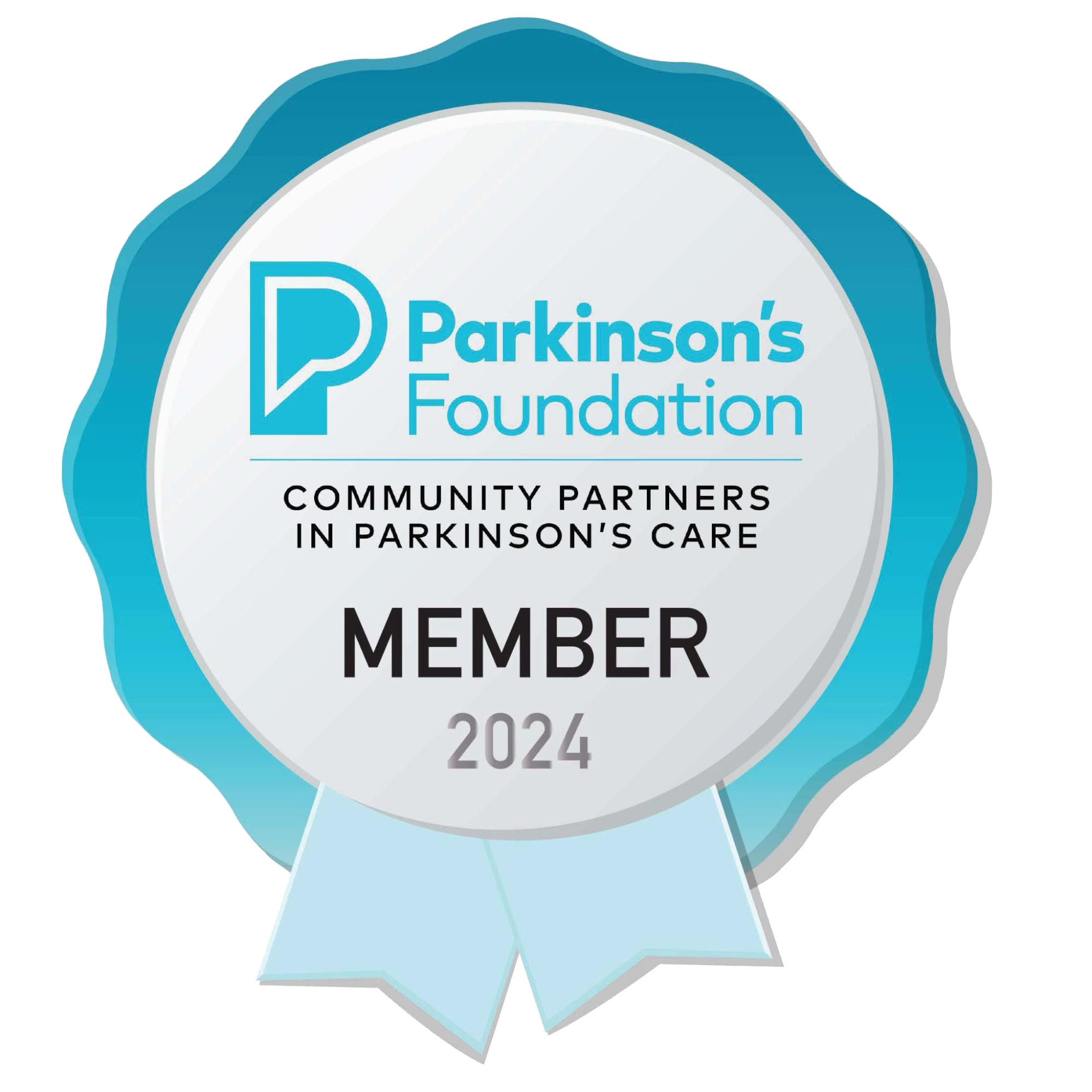 Parkinson's Foundation member 2024 badge