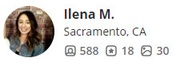 Ilena M., Sacramento CA