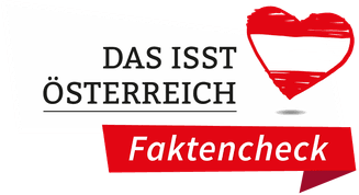 Logo "Das isst Österreich - Faktencheck"
