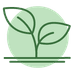 Das Bild zeigt ein Keimling-Icon