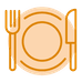 Das Bild zeigt ein Teller-Icon